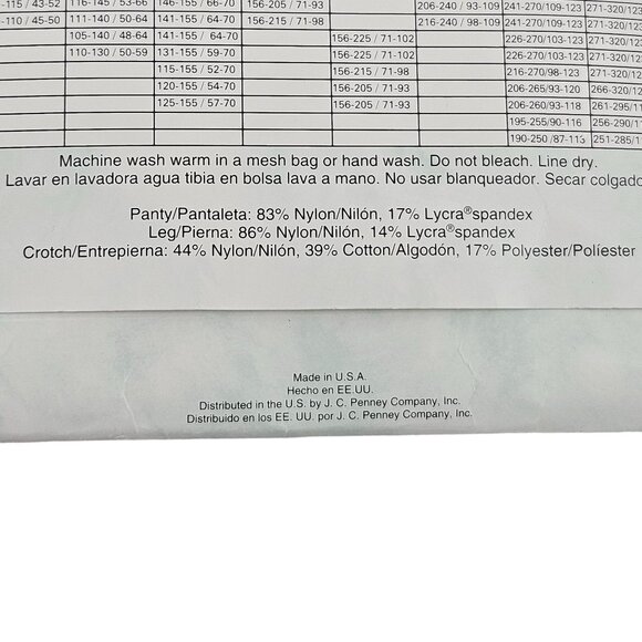 Sheer Caress Silky Sheer Pantyhose Control Top Long Off Black Navy JCPenney - Picture 10 of 12